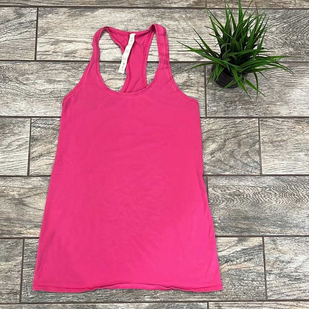 Lululemon Pink Cool Racerback Top Size 6